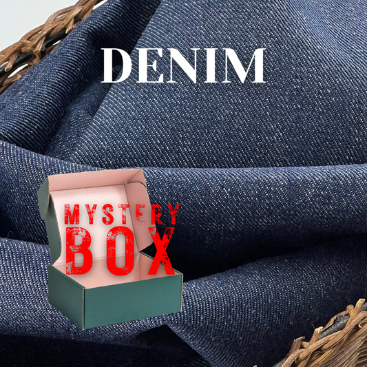 Denim Fabric Mystery Box *Made In America*