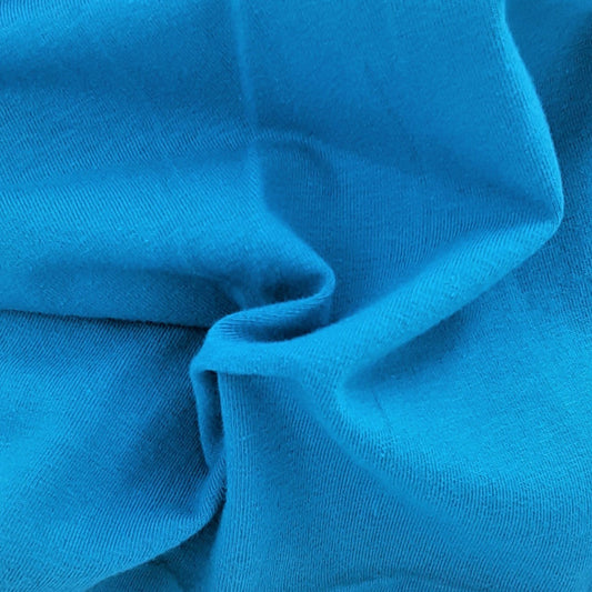 Cyan 10 Ounce Cotton/Spandex Jersey Knit Fabric - SKU 2853N 