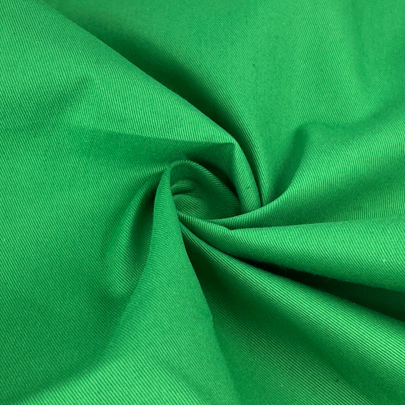100% Cotton 6 Ounce Twill - Kelly | SKU 8036