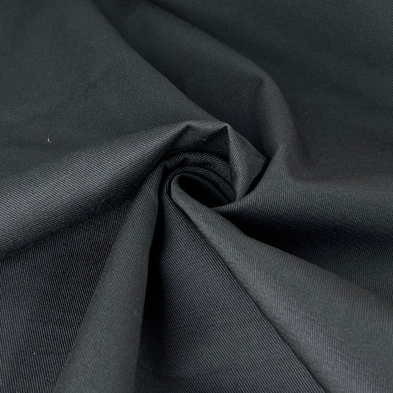 100% Cotton 7.5 Ounce Twill (Made in America) - Dark Charcoal | SKU 8031 #S38