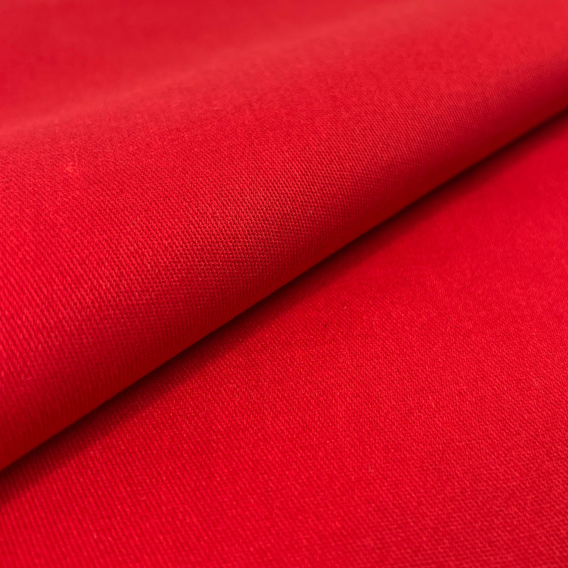 100% Cotton 7 Ounce Twill - Red | SKU 8035