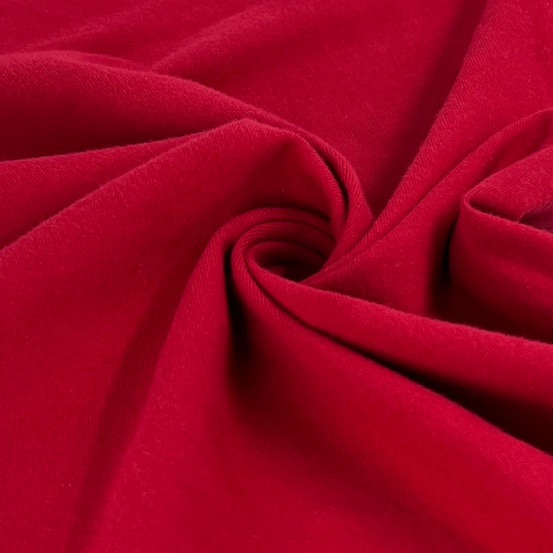 12 Ounce Cotton/Spandex Jersey Fabric In Tomato Red