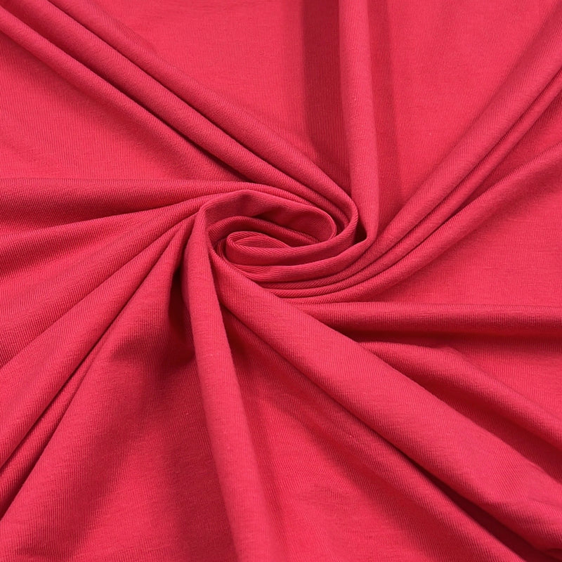 Pink Sherbert Bamboo Jersey - 210GSM, Bamboo/Cotton/Lycra, 60" Wide - SKU 8240 #S810/811