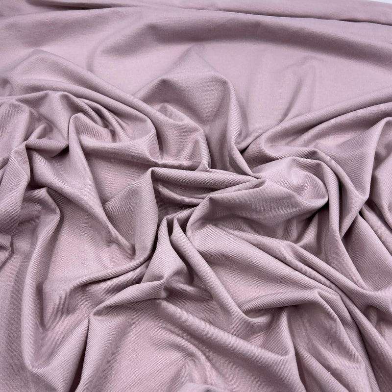 Lavender Bamboo Jersey - 280GSM, Bamboo/Cotton/Lycra, 60" Wide - SKU 8240 #S810/811