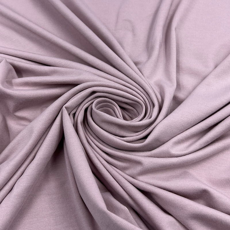 Lavender Bamboo Jersey - 280GSM, Bamboo/Cotton/Lycra, 60" Wide - SKU 8240 #S810/811