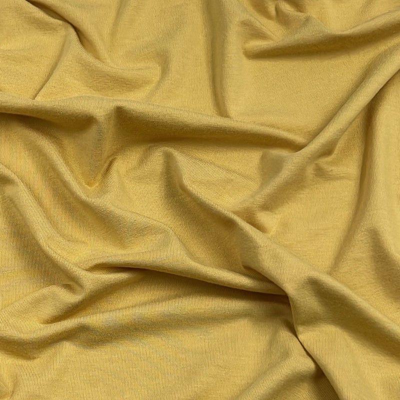 Gold Bamboo Jersey - 210GSM, Bamboo/Cotton/Lycra, 60" Wide - SKU 8240 #S810/811