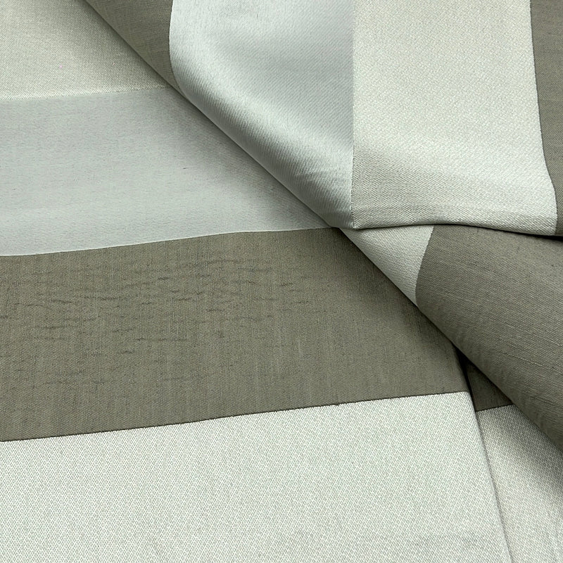Silver Sateen Stripe Drapery Weight - 96" Maker's Cut