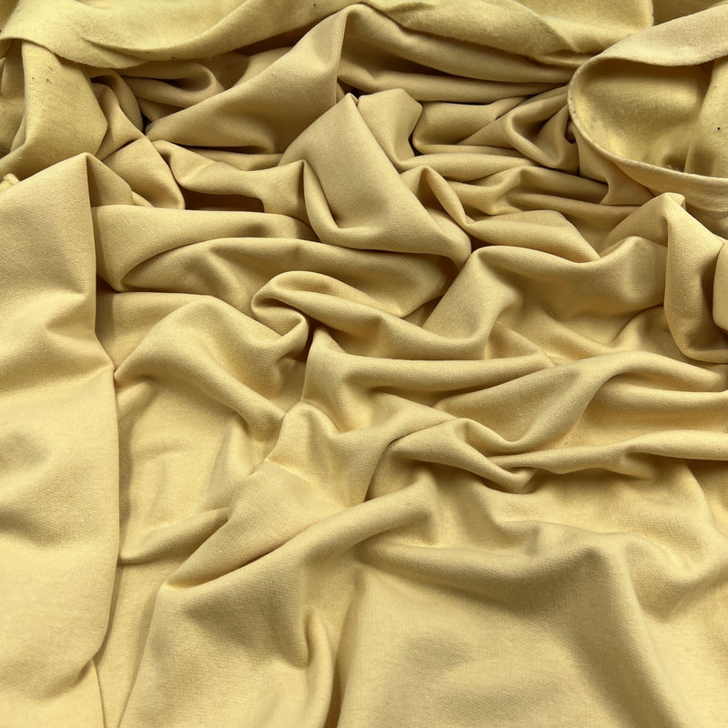 Banana Yellow 7oz Sweatshirt Fleece - Roll Ends
