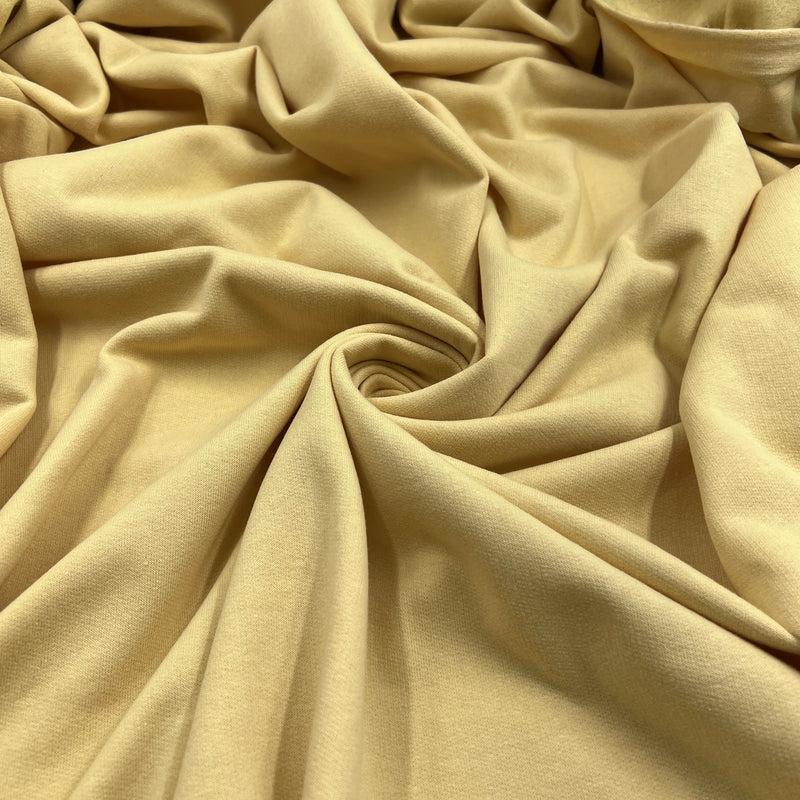 Banana Yellow 7oz Sweatshirt Fleece - Roll Ends