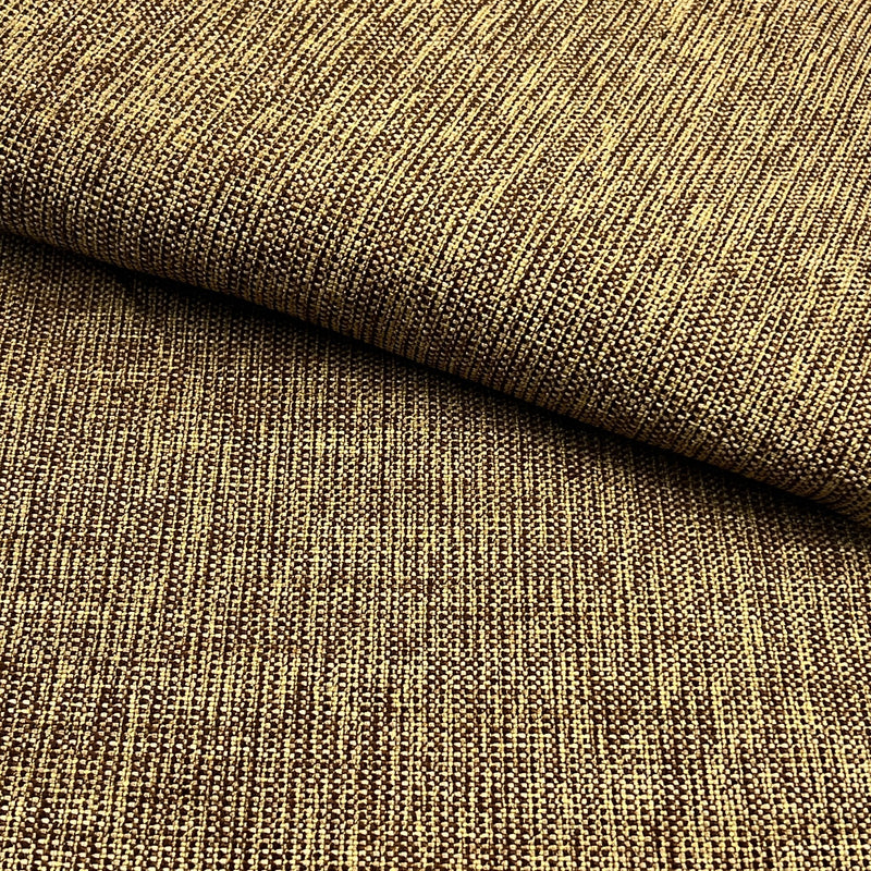 Brown Tone Boxweave Upholstery - 72" Maker's Cut