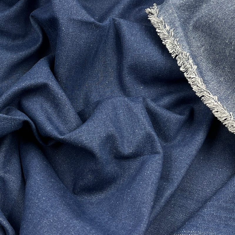 Indigo Grey Weft Tinted Denim - 11.4oz, 100% Cotton, 67" Wide - TN-5205 #S19