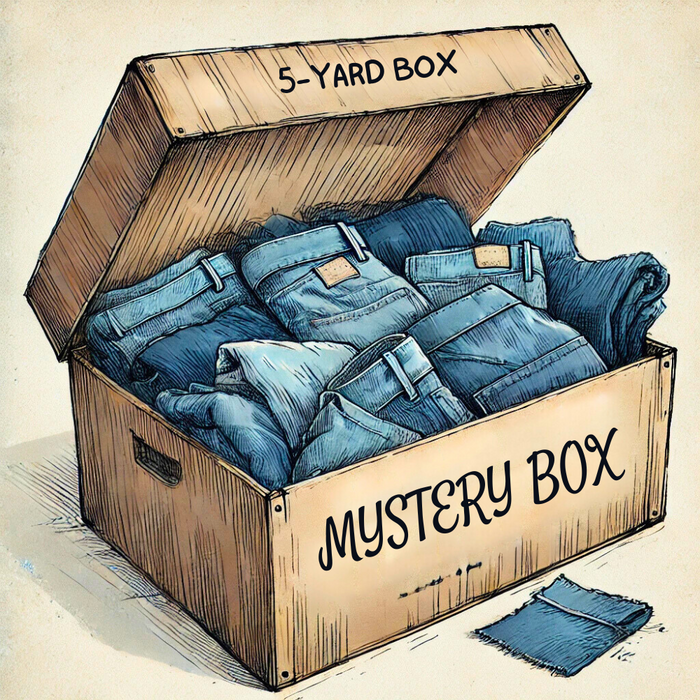 5 Yard Denim Fabric Mystery Box