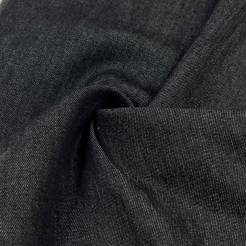 ATELIER INDIGO: Cali Designer Denim - 10.5 Ounce Black Ultra-Stretch Denim | SKU 7990 #S30