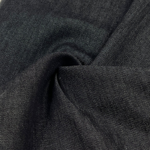 ATELIER INDIGO: Cali Designer Denim - 10.5 Ounce Black Ultra-Stretch Denim | SKU 7990 #S30