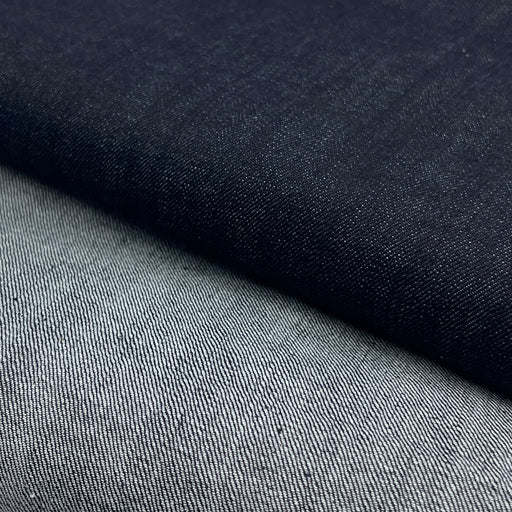 ATELIER INDIGO: Cali Designer Denim - 10.5 Ounce Dark Indigo Stretch Denim | SKU 7986 #S22