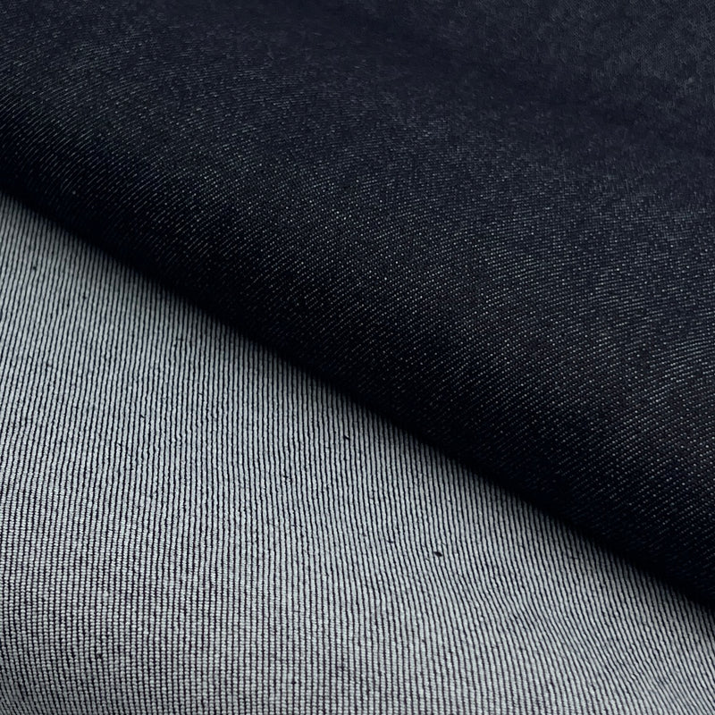 ATELIER INDIGO: Cali Designer Denim - 10.5 Ounce Dark Indigo Ultra-Stretch Denim | SKU 7986 #S23