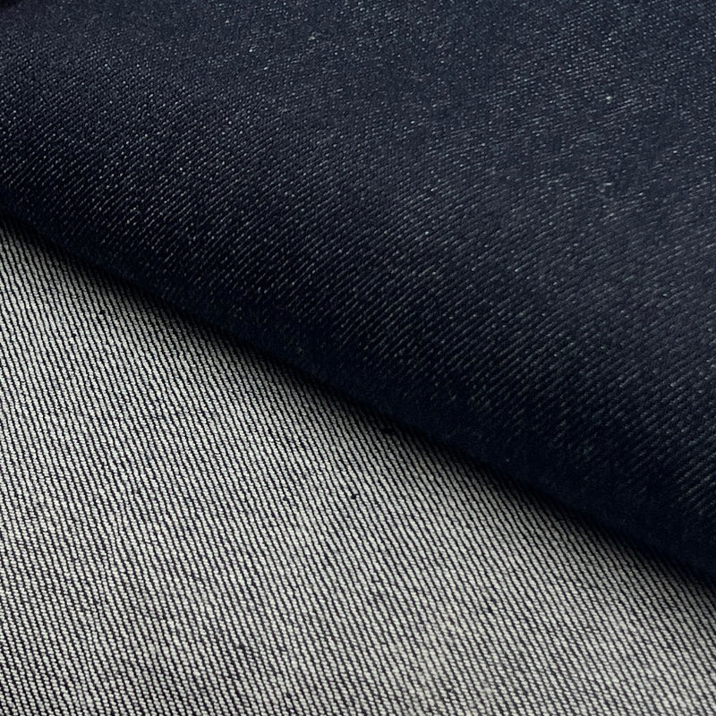 ATELIER INDIGO: Cali Designer Denim - 10 Ounce Dark Indigo High-Stretch Denim | SKU 7985 #S31