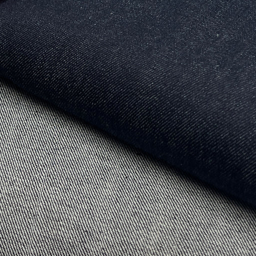 ATELIER INDIGO: Cali Designer Denim - 10 Ounce Dark Indigo High-Stretch Denim | SKU 7985 #S31