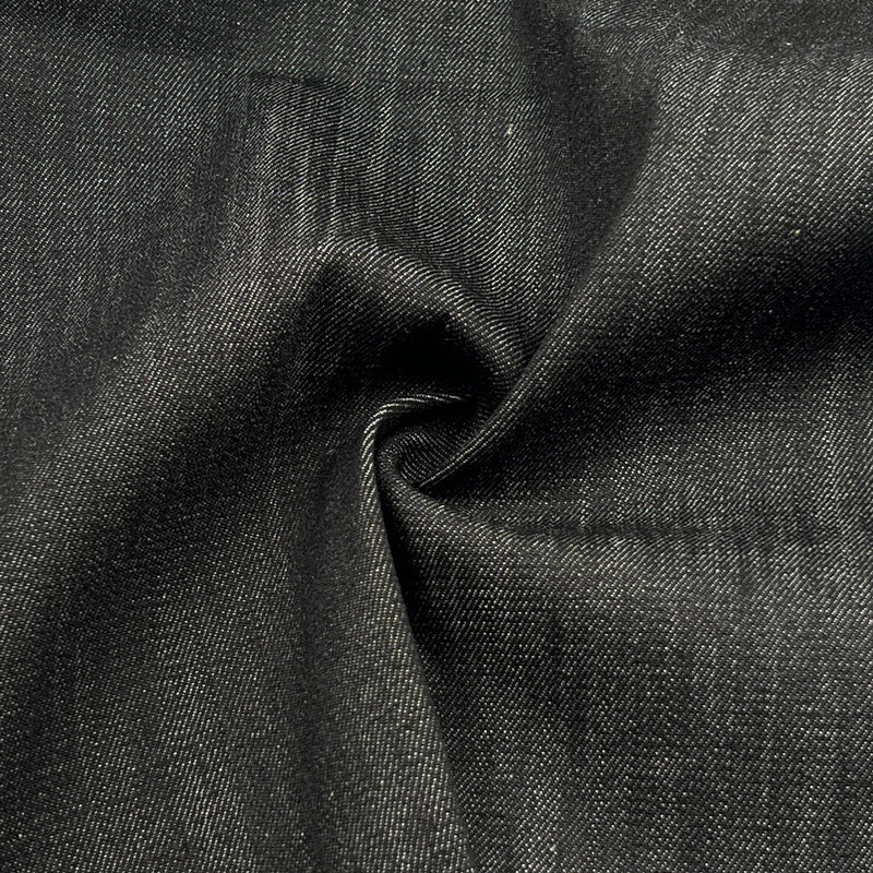 ATELIER INDIGO: Cali Designer Denim - 9.5 Ounce Black Ultra-Stretch Denim | SKU 7989 #S2