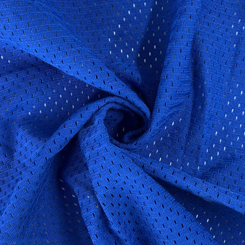 Athletic Football Mesh - Dark Royal | SKU 7813C #S51