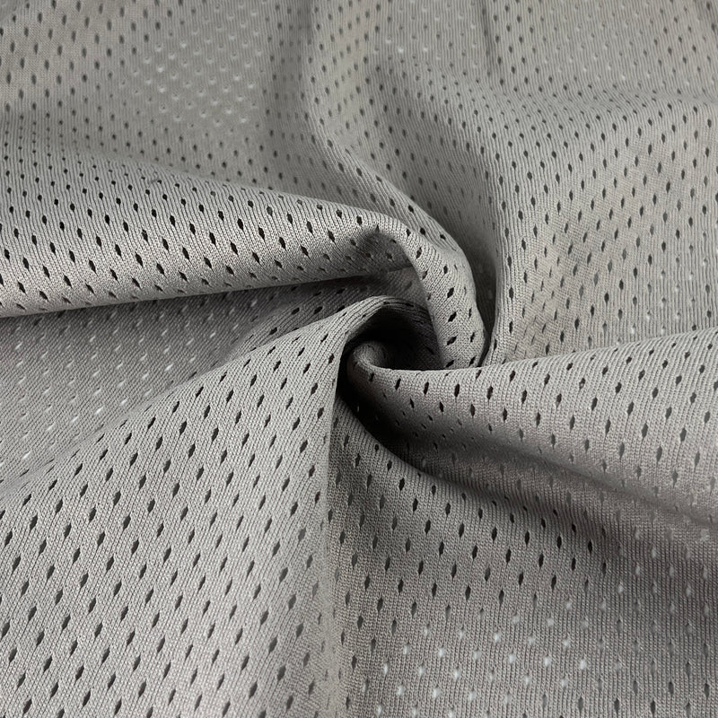 Grey Football Mesh Fabric – Open Athletic Mesh