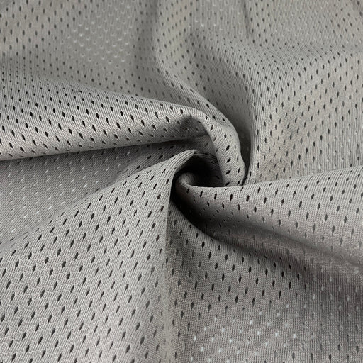 Grey Football Mesh Fabric – Open Athletic Mesh