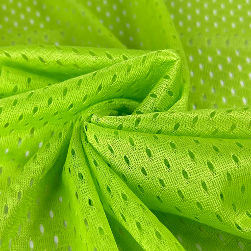 Lime Green Football Mesh Fabric – Athletic Knit Fabric by the Yard