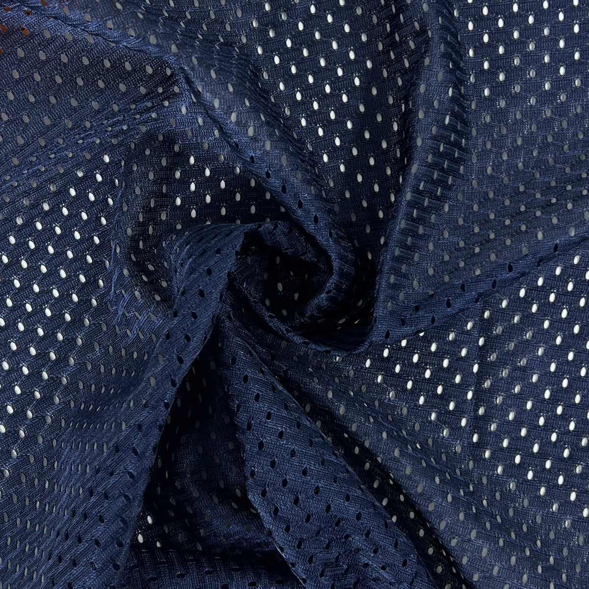 Athletic Football Mesh - Navy | SKU 7813C #S51 — Nick Of Time Textiles