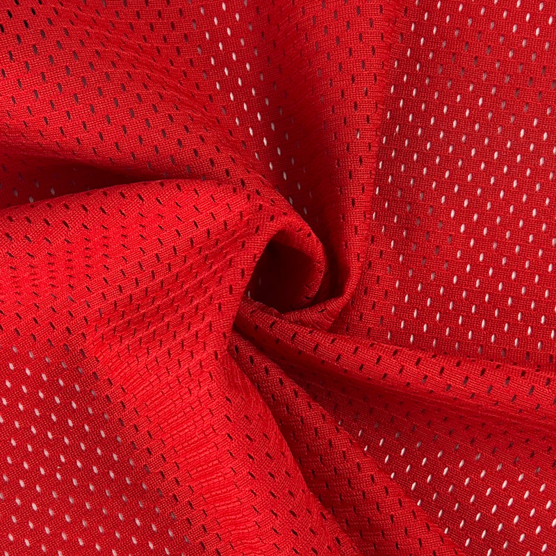 Athletic Football Mesh - Red | SKU 7813C #S51