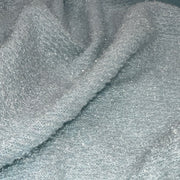 Baby Blue Metallic Tufted Sweater Jersey