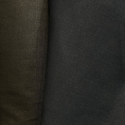 Black Broken Weave With Bronze Toned Weft - Italian Made Denims (Jacob Cohen Closeouts) - SKU 8051 #R55i