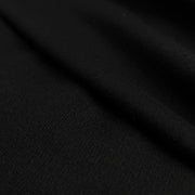 Black Cotton/Spandex French Terry Knit - SKU 8077