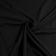 Close-up of black fabric with a visible texture