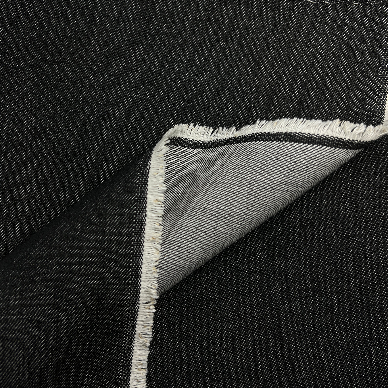 Black Denim - 12oz, 100% Cotton, 60" Wide - SKU 8154 #S190