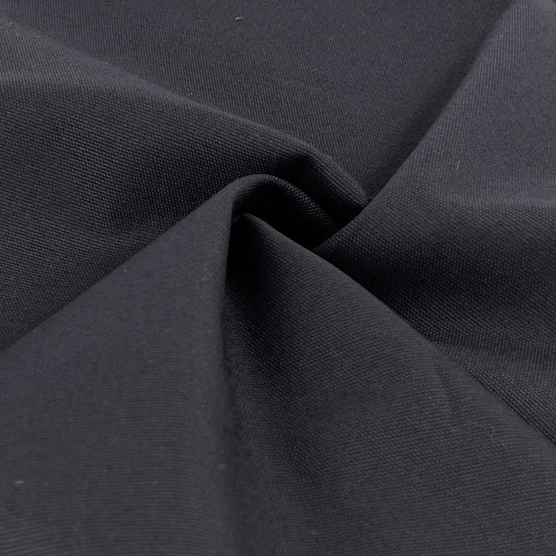 Black Stretch Canvas Weight Suiting - by Westex | SKU 7807 #U109