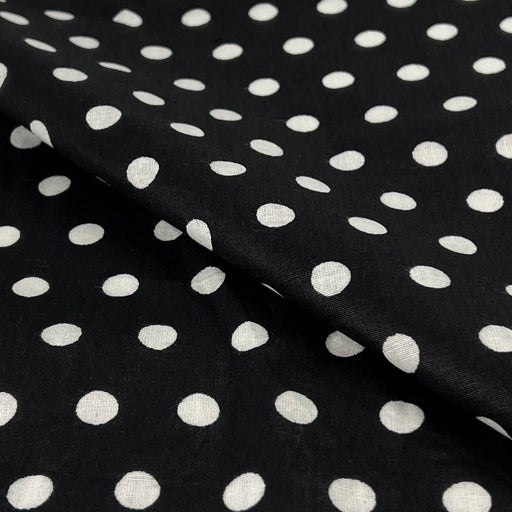 Black & White Dotted Quilting Cotton