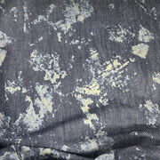 Bleach Splatter Effect - Custom Laser Etched Stretch Denim - 10 Ounce Indigo | SKU 7913