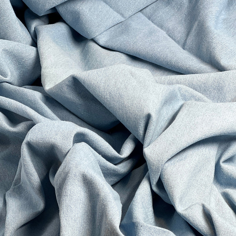 Blue Wash 6.5 Ounce Denim by Robert Kaufman - Roll Ends