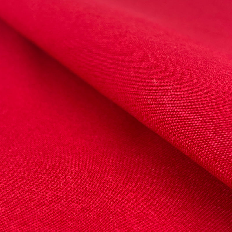 Closeup Of Broken Weave Twill 7.5 Ounce - Red | SKU 7888 #U61