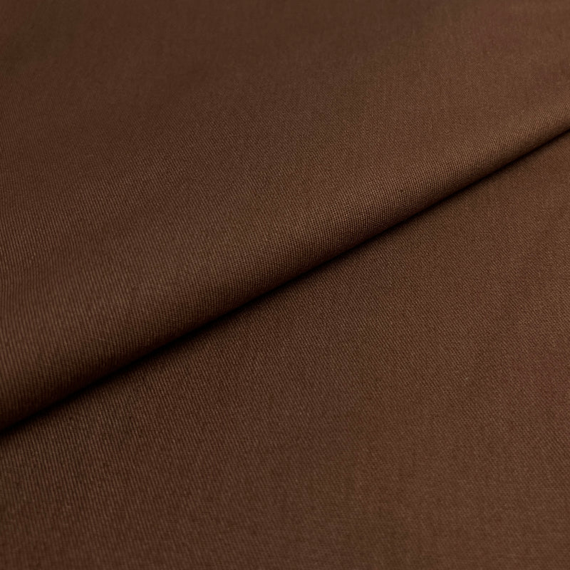 Brown Cotton/Polyester Twill - 7 Ounce, 64" Wide - SKU 8159 #S71