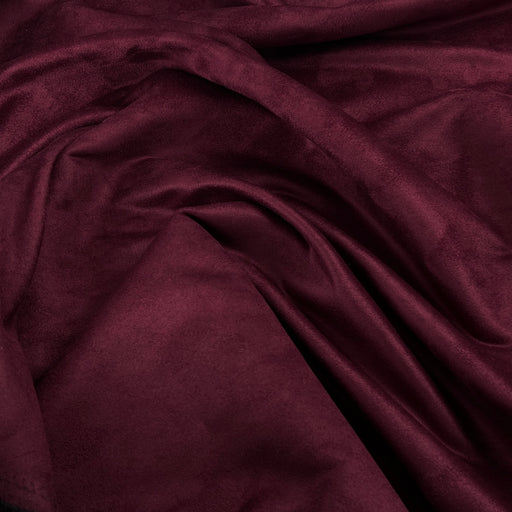 Burgundy Polyester Microsuede - 7 Ounce, 60" Wide - SKU 8146 #S101