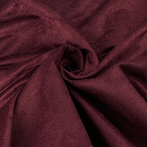 Burgundy Polyester Microsuede - 7 Ounce, 60" Wide - SKU 8146 #S101
