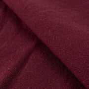 Burgundy Tubular Cuffing Rib Folded