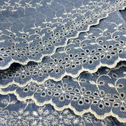 Chambray Vintage Eyelet Trim Bundle