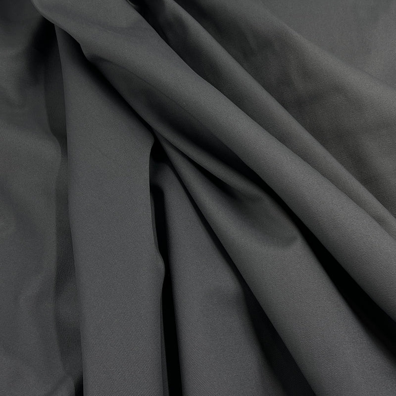 Charcoal Polyester/Cotton Twill - 60" Wide, 7.5oz - SKU 6095 #U10