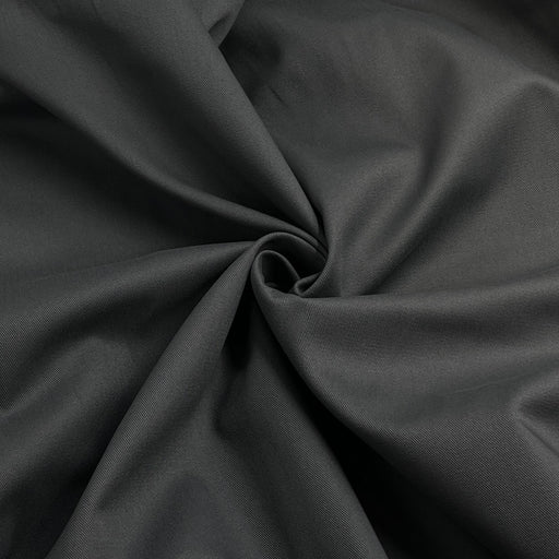 Charcoal Polyester/Cotton Twill - 60" Wide, 7.5oz - SKU 6095 #U10