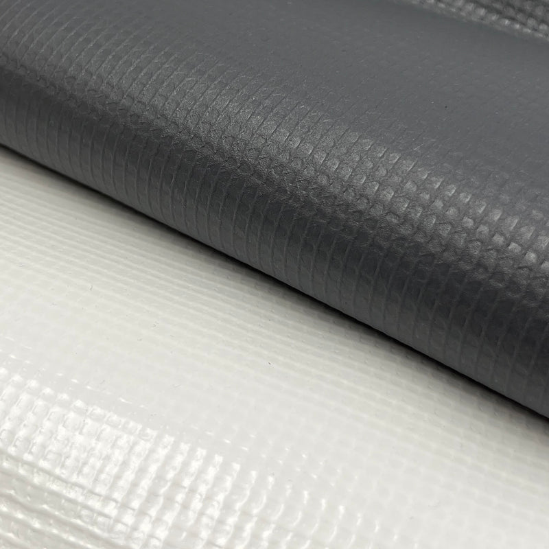 Charcoal & White Polyester Vinyl Laminate | SKU 7848 #S175