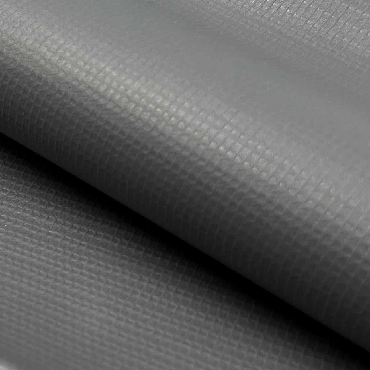 Close-up of gray textured fabric