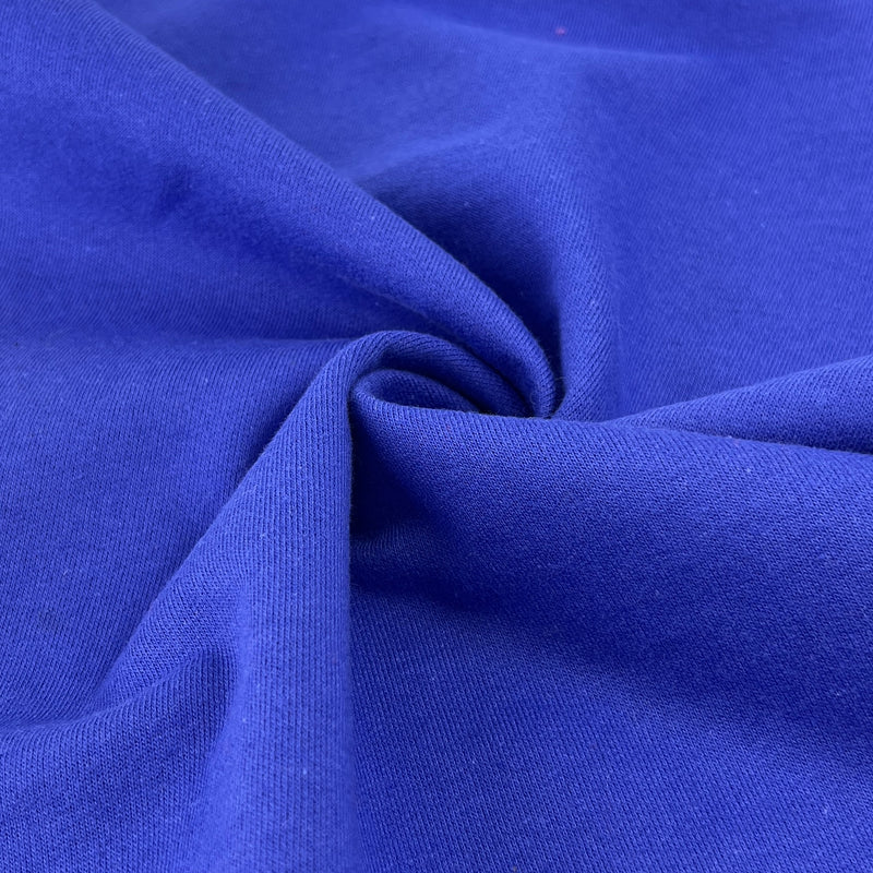 Combed Cotton/Polyester Sweatshirt Fleece (Made in America) - Royal | SKU 8028SF #S13