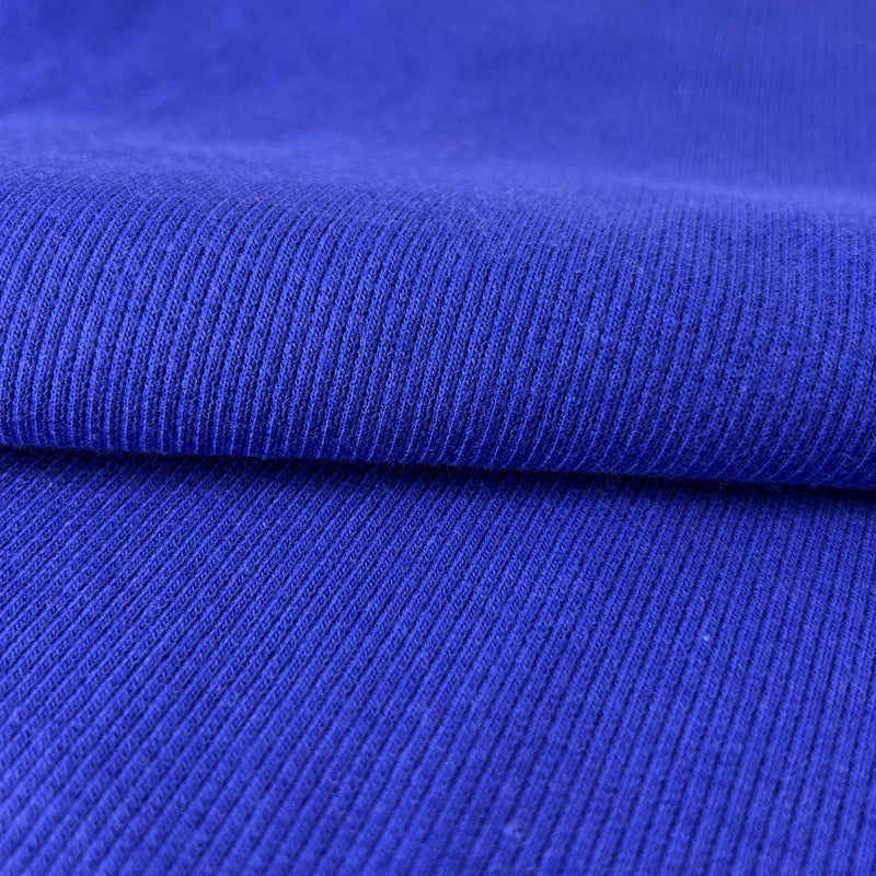 Combed Cotton/Spandex Open-Width 2x1 Rib - 6 Ounce Light Royal | SKU 8028R #S11